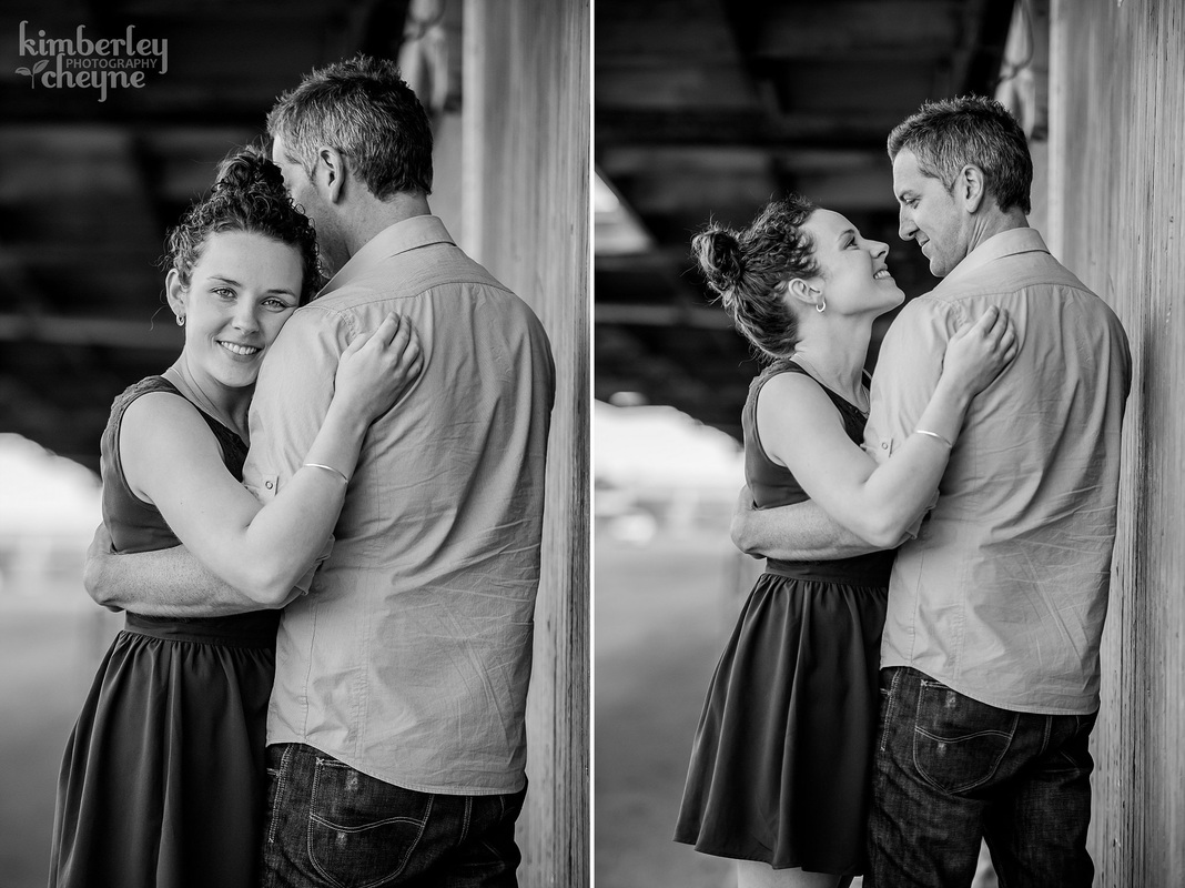 Invercargill Engagement, Happy Couple, Black and White Photography, Kimberley Cheyne Photography, Pre Wedding Shoot