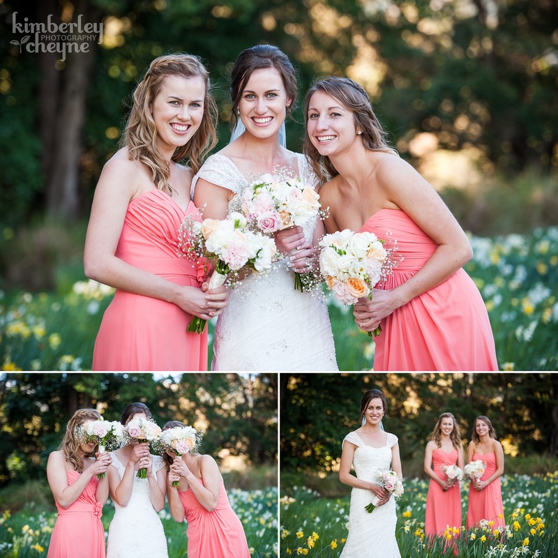 Kimberley Cheyne Photography, Wedding Photography, Bridesmaids, Bride, Wedding Dress, Flowers