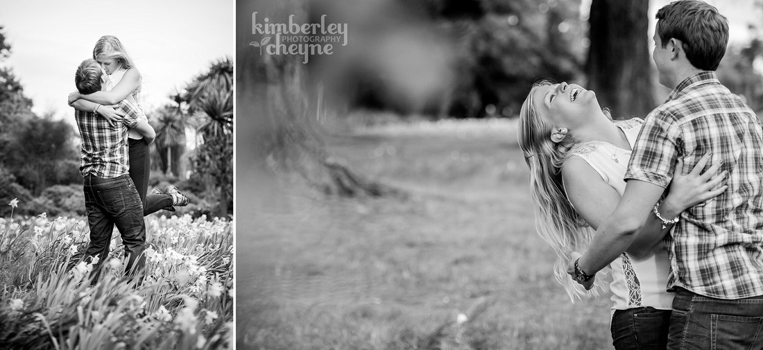 Engagement Photography, Kimberley Cheyne Photography, Dunedin Botanical Gardens, Spring