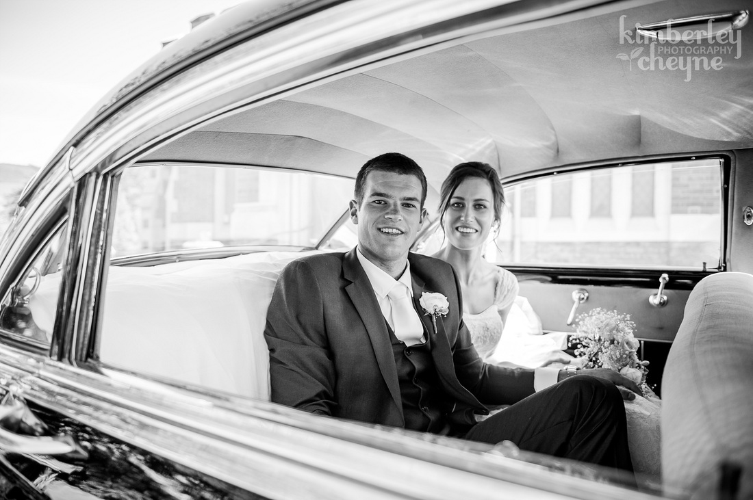 Dunedin Wedding Photography, Bride, Groom, Wedding Car