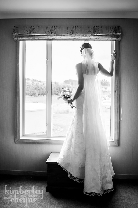 Kimberley Cheyne Photography, Black and White Wedding Photography, Bride, Wedding Dress