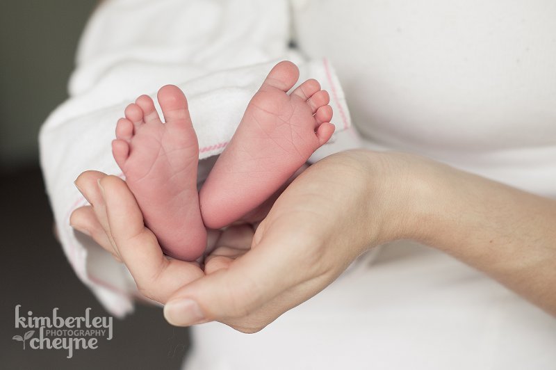 Baby feet - Dunedin Newborn Photographer
