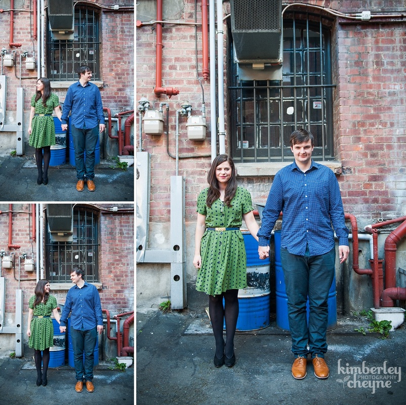 Quirky engagement photos, Dunedin