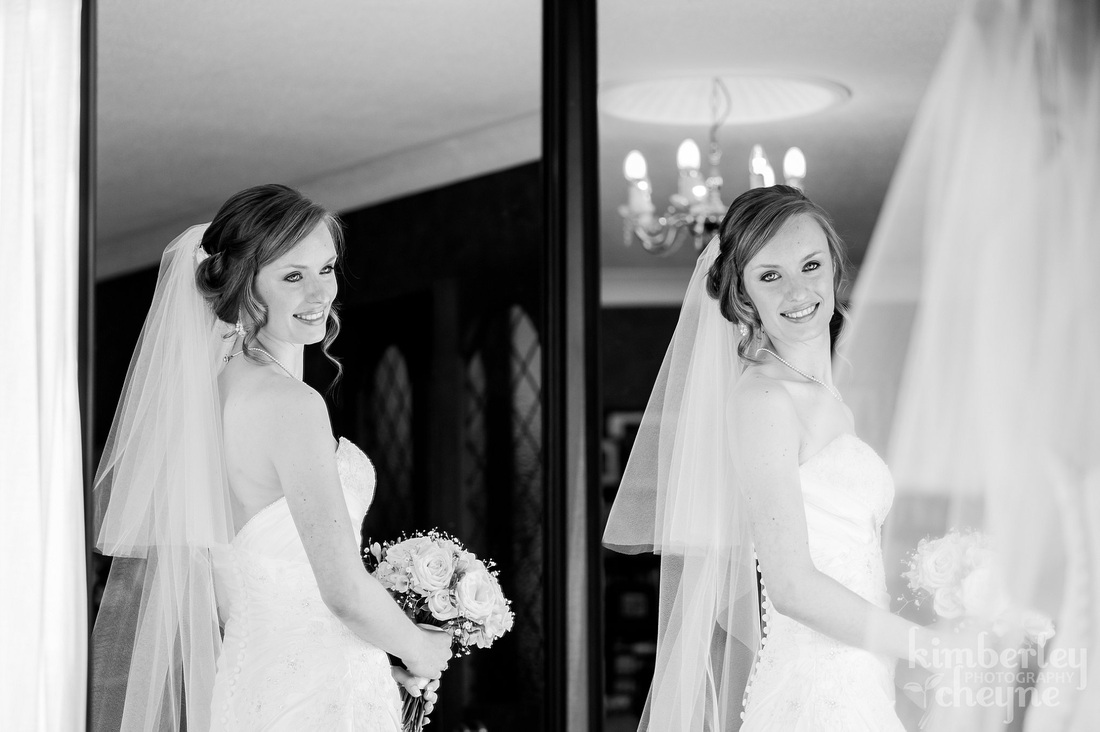 Invercargill Wedding,Kimberley Cheyne Photography, Bride, Wedding Dress, Black and White Photography